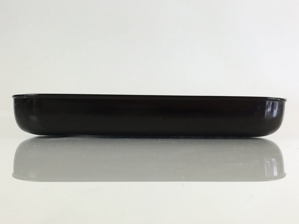 Antique C1900 Japanese Lacquered Tray Rectangle Obon Nurimono UR792