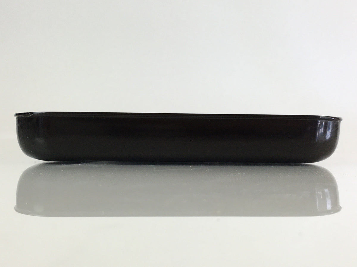 Antique C1900 Japanese Lacquered Tray Rectangle Obon Nurimono UR792
