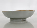 Antique C1900 Japanese Porcelain Bowl Blue Sometsuke Crane White PY208