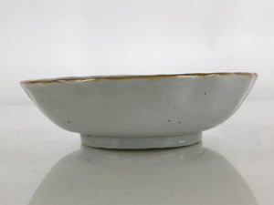 Antique C1900 Japanese Porcelain Bowl Blue Sometsuke Design White PY205