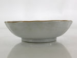 Antique C1900 Japanese Porcelain Bowl Blue Sometsuke Design White PY205