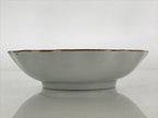 Antique C1900 Japanese Porcelain Bowl Blue Sometsuke Tower White PY210