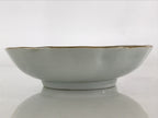 Antique C1900 Japanese Porcelain Bowl Blue Sometsuke Tower White PY211