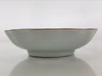 Antique C1900 Japanese Porcelain Bowl Blue Sometsuke Tower White PY211