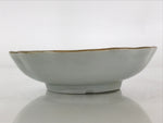 Antique C1900 Japanese Porcelain Bowl Blue Sometsuke Tower White PY211