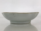 Antique C1900 Japanese Porcelain Bowl Blue Sometsuke Tower White PY212
