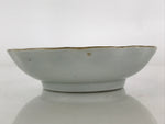 Antique C1900 Japanese Porcelain Bowl Blue Sometsuke Tower White PY212