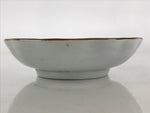 Antique C1900 Japanese Porcelain Bowl Blue Sometsuke Tower White PY213