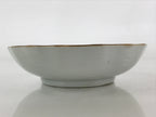 Antique C1900 Japanese Porcelain Bowl Blue Sometsuke Tower White PY214