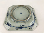 Antique C1900 Japanese Porcelain Plate Blue Sometsuke Mountains Scenery Sansui P
