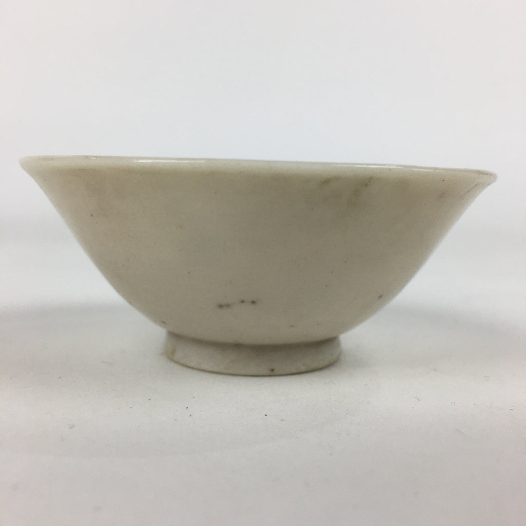 Antique C1900 Japanese Porcelain Sake Cup Red Snapper Sakazuki Ochoko G22