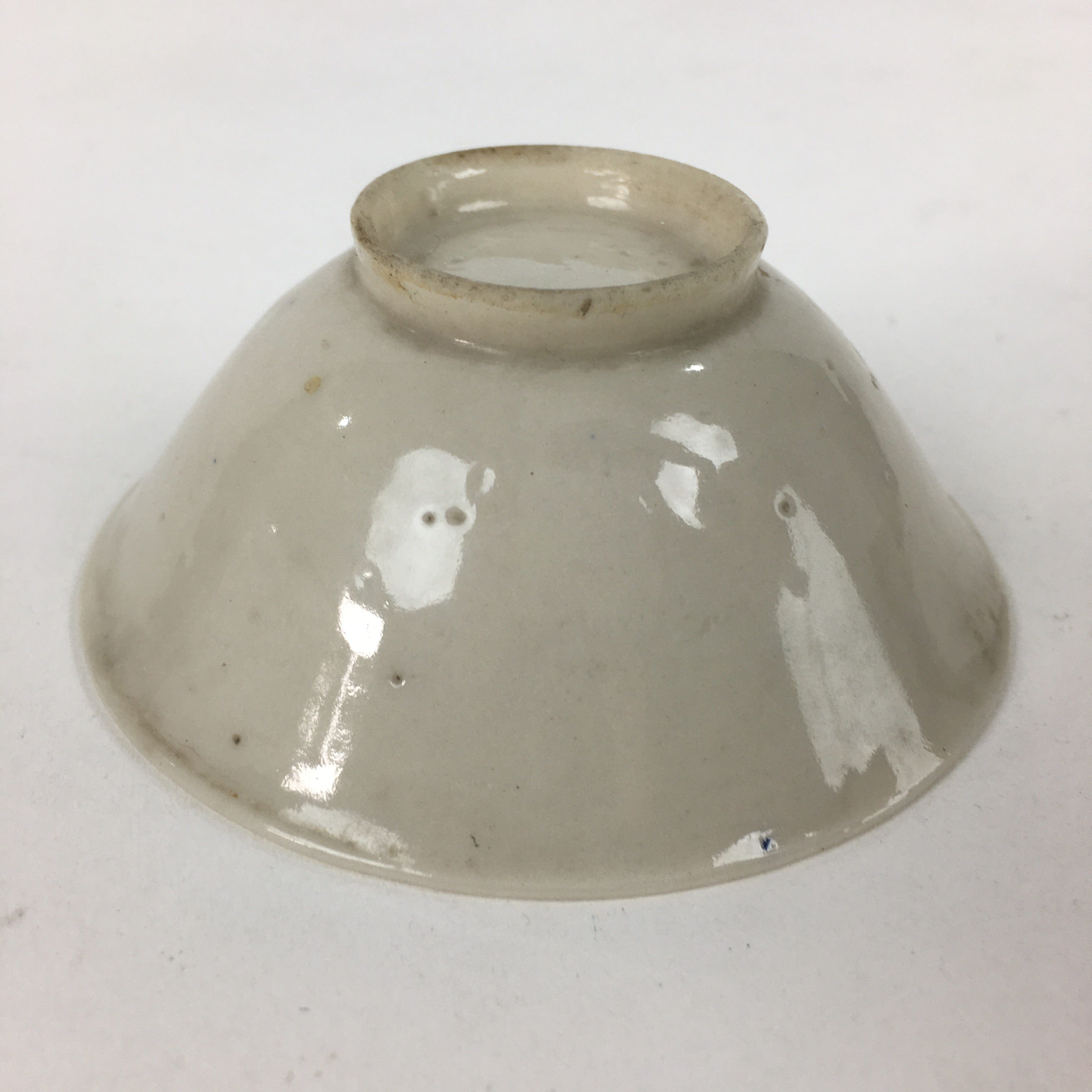 Antique C1900 Japanese Porcelain Sake Cup Red Snapper Sakazuki Ochoko G22