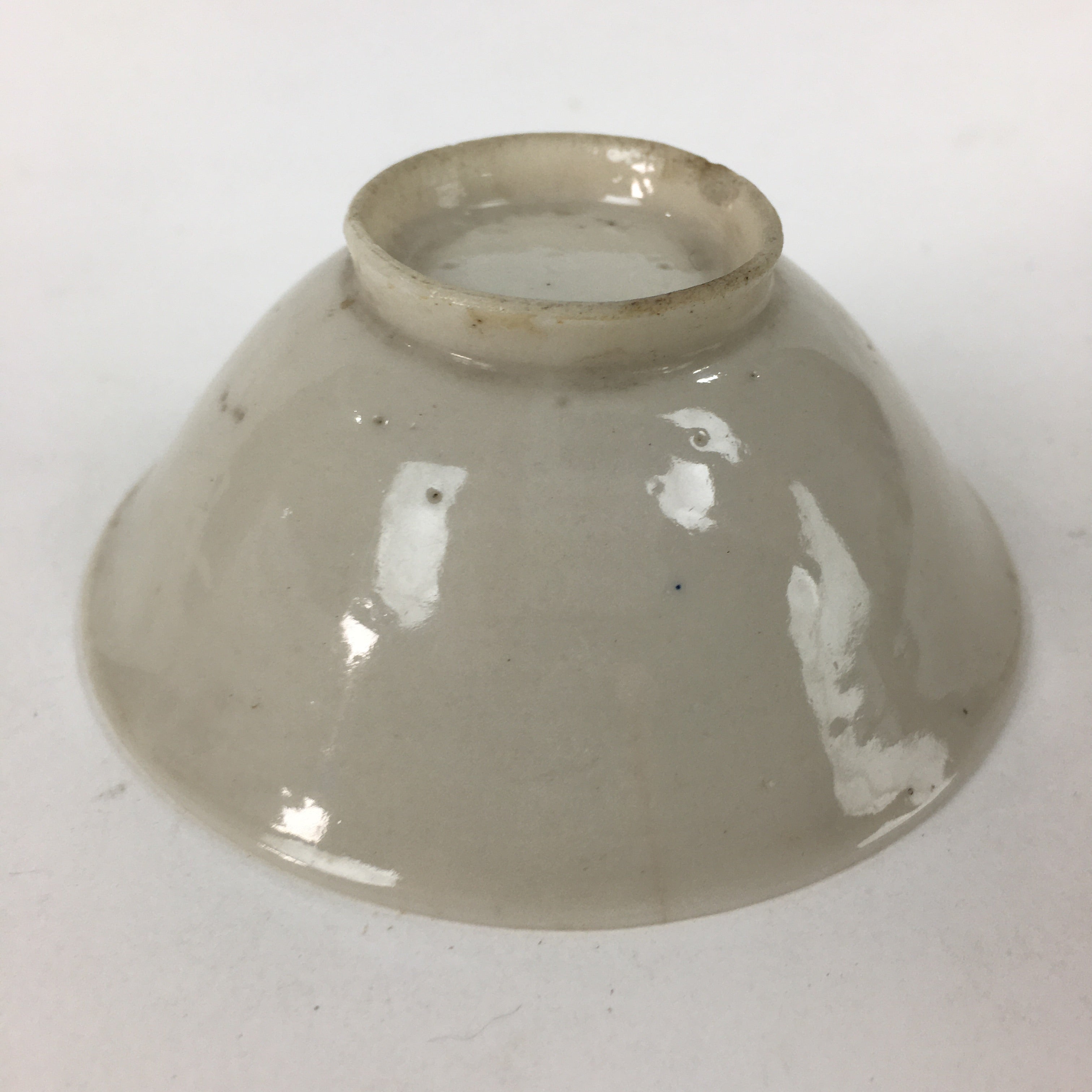 Antique C1900 Japanese Porcelain Sake Cup Red Snapper Sakazuki Ochoko G22