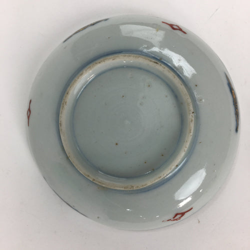 Antique C1900 Japanese Porcelain Small Plate Shi-Shi Lion Dog Kozara PP513