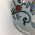 Antique C1900 Japanese Porcelain Small Plate Shi-Shi Lion Dog Kozara PP513
