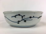 Antique C1900 Japanese Porcelain Soup Bowl Blue Flower Sometsuke Pottery PY45