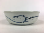 Antique C1900 Japanese Porcelain Soup Bowl Blue Flower Sometsuke Pottery PY55