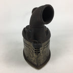 Antique C1900 Japanese Sad Iron Charcoal Chimney Wood Handle JK252