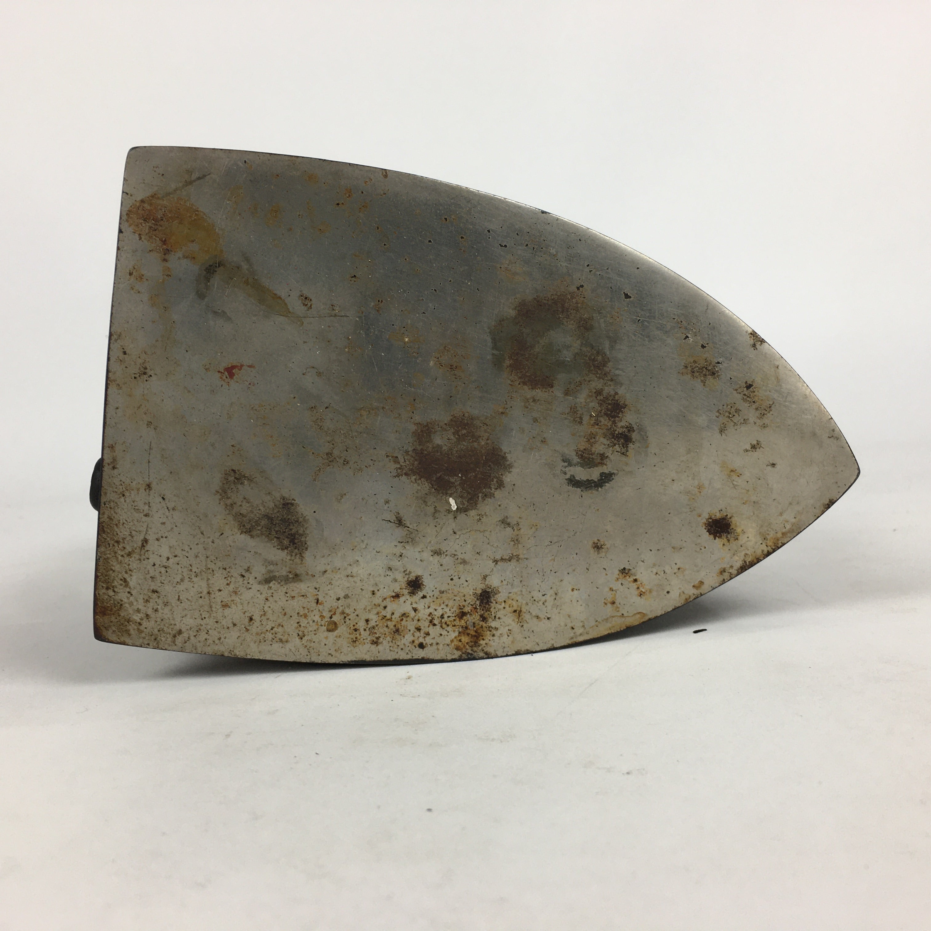 Antique C1900 Japanese Sad Iron Charcoal Chimney Wood Handle JK252