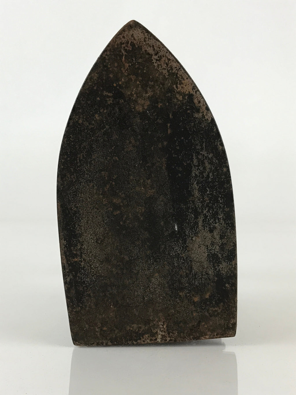 Antique C1900 Japanese Sad Iron Charcoal Chimney Wood Handle JK418