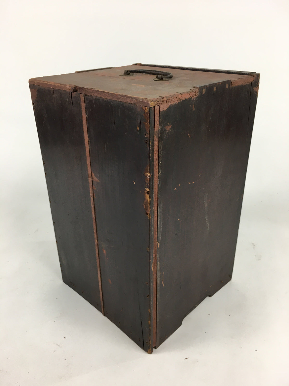 Antique C1900 Japanese Wooden Lacquer ware Bento Box Vtg Jubako Set JB73