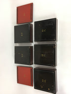 Antique C1900 Japanese Wooden Lacquer ware Bento Box Vtg Jubako Set JB73