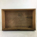 Antique C1900 Japanese Wooden Low Desk 1 Drawer Brown Iron Handle T309