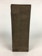 Antique C1900 Japanese Wooden Storage Box Hako Inside 10.6x10.7x31cm WB859