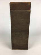 Antique C1900 Japanese Wooden Storage Box Hako Inside 10.6x10.7x31cm WB859