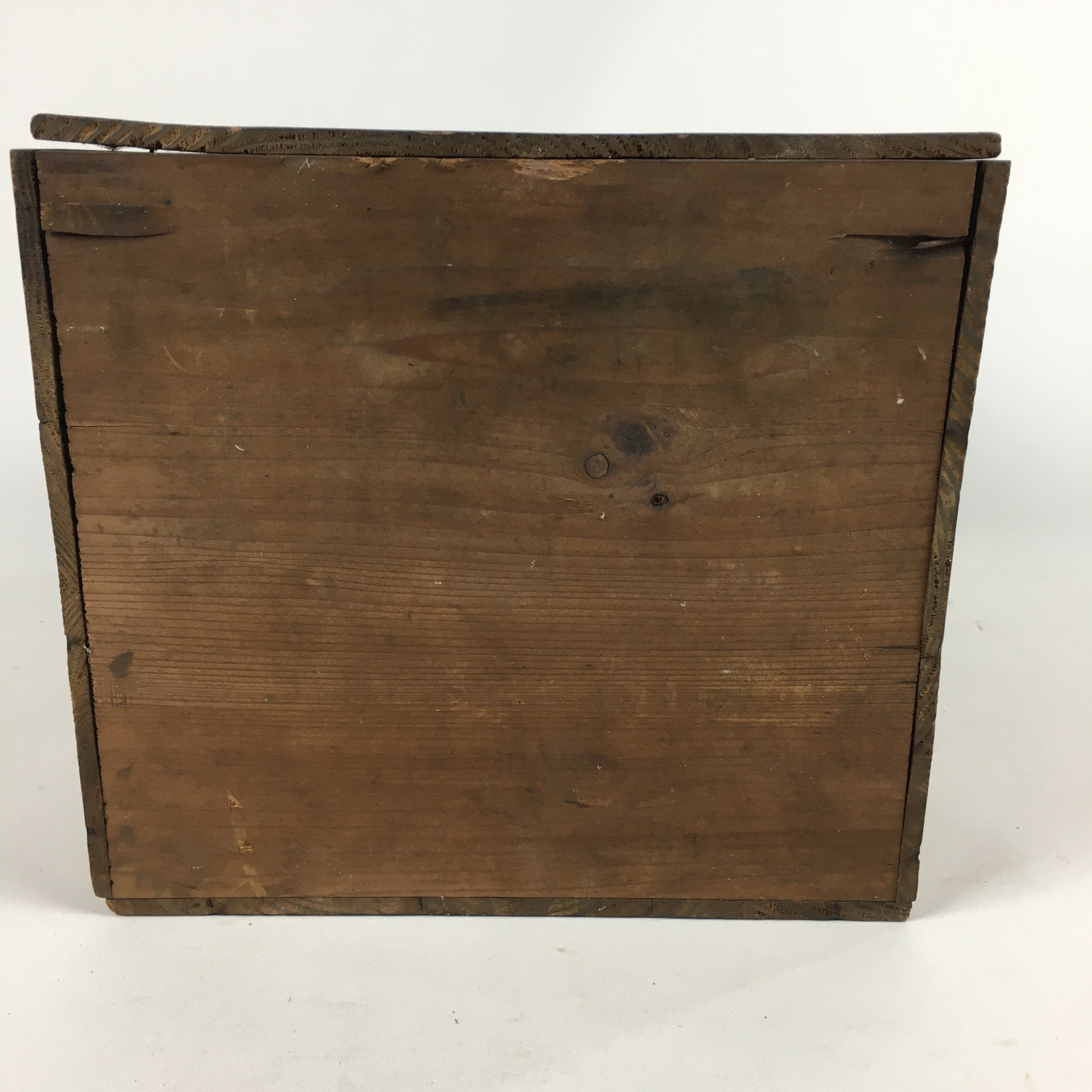 Antique C1900 Japanese Wooden Storage Box Hako Inside 22.2x34.6x20.6cm WB857