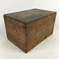 Antique C1900 Japanese Wooden Storage Box Hako Inside 22.2x34.6x20.6cm WB857