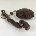 Antique C1900 Japanese Wooden Tobacco Case Kiseru Pipe Cover Set K124