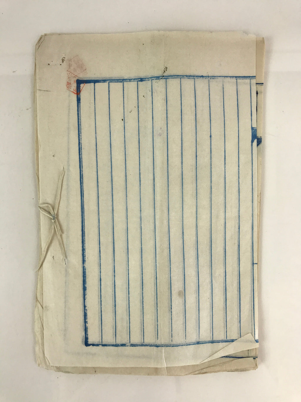 Antique C1903 Japanese Land Money Loan Certificate Meiji Period Paper P304