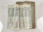 Antique C1907 Japanese Land And Building Sales Contract Paper P299