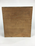 Antique C1909 Japanese Wooden Storage Box Hako Inside 13x28x30.5cm WB877