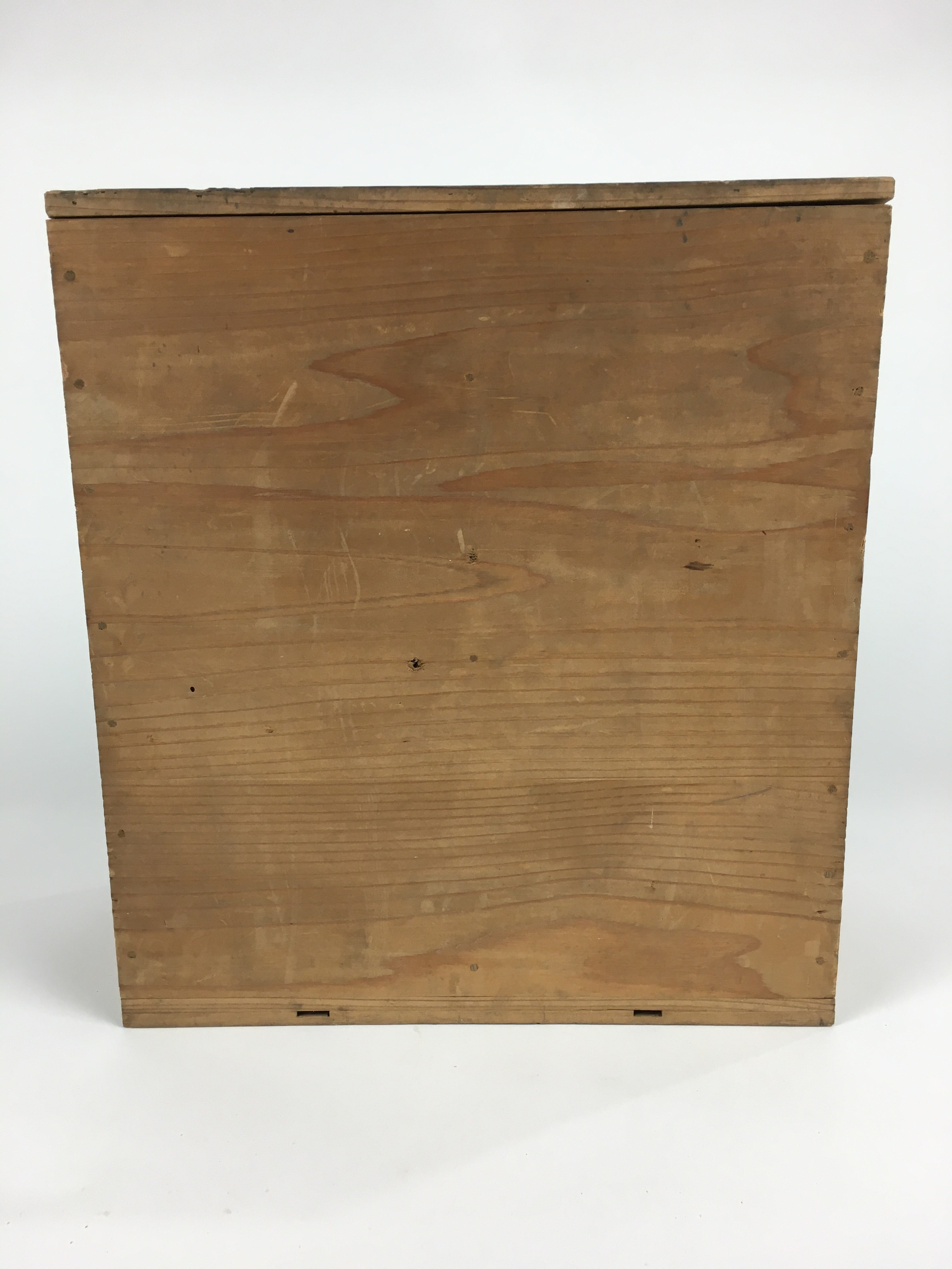 Antique C1909 Japanese Wooden Storage Box Hako Inside 13x28x30.5cm WB877