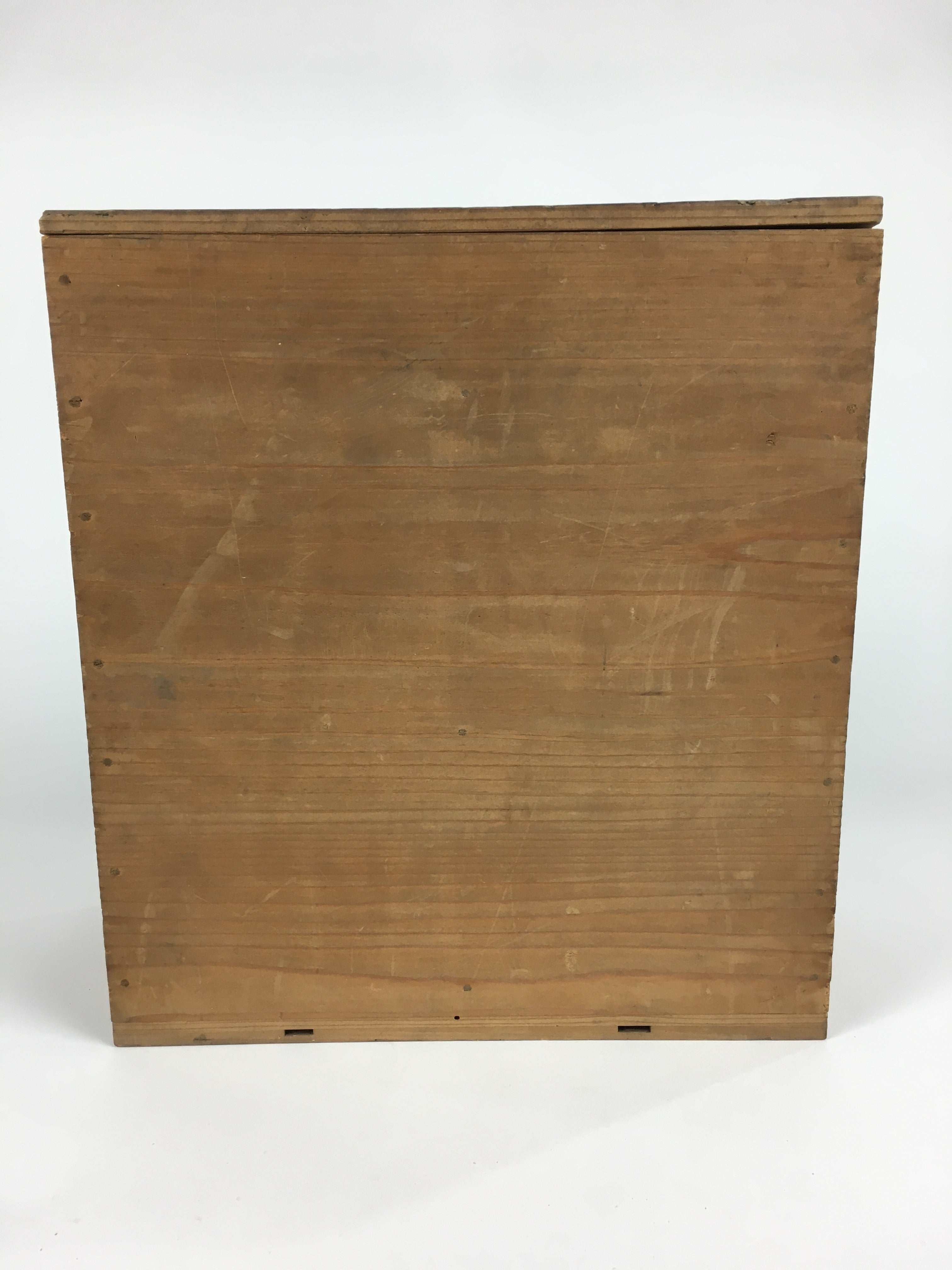 Antique C1909 Japanese Wooden Storage Box Hako Inside 13x28x30.5cm WB877