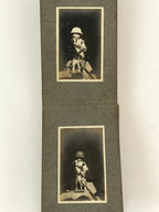 Antique C1912 Japanese Photo Album 21pc Taisho Kenpei Dr Nurse AB124