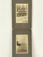 Antique C1912 Japanese Photo Album 21pc Taisho Kenpei Dr Nurse AB124