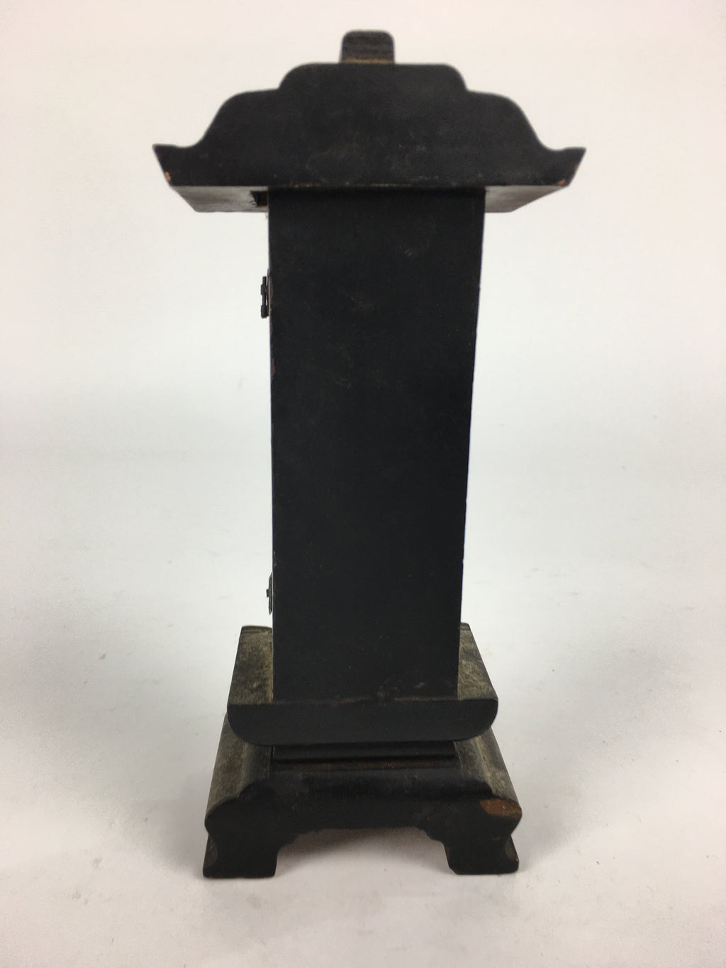 Antique C1916 Japanese Buddhist Altar Spiritual Tablet Vtg Wood Lacquer Ihai BU604