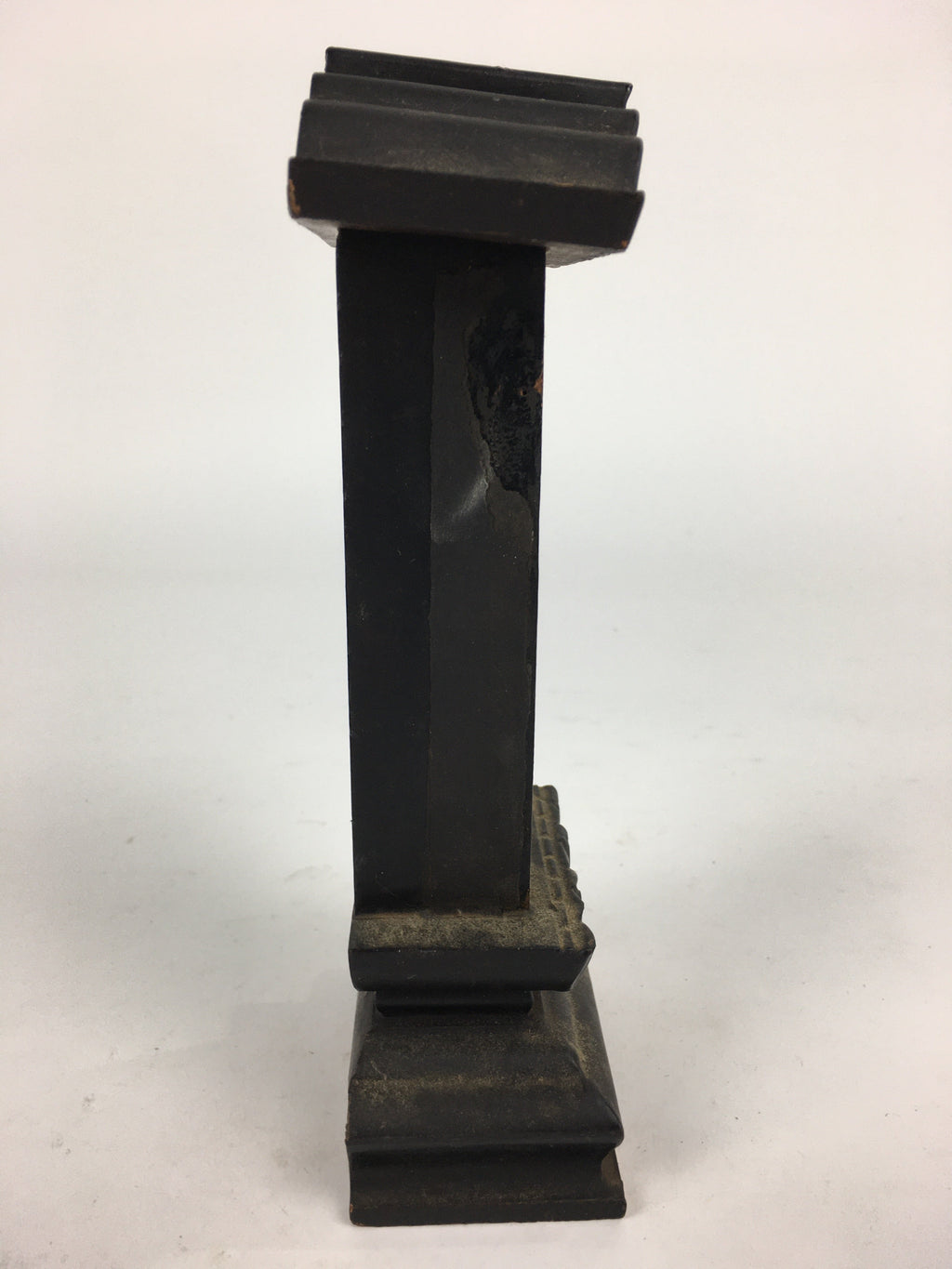 Antique C1916 Japanese Buddhist Altar Spiritual Tablet Vtg Wood Lacquer Ihai BU604