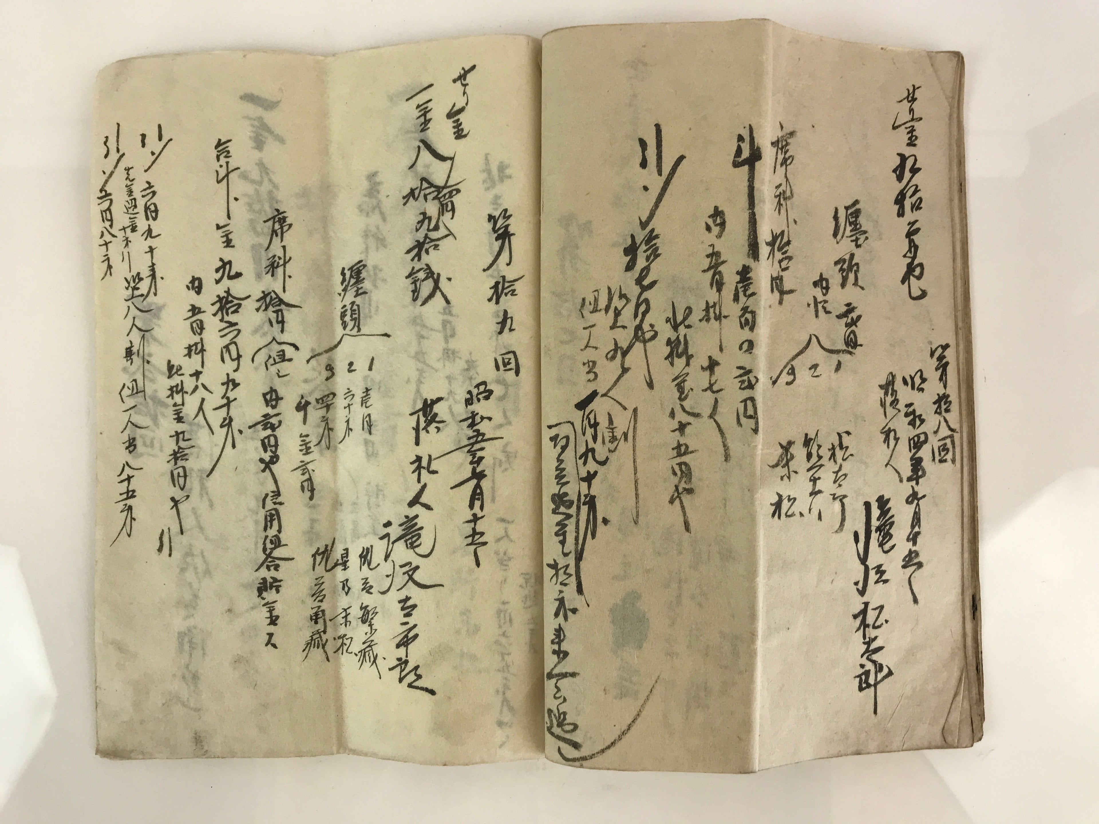 Antique C1921 Japanese Accounting Ledger Book Taisho Period Paper P311