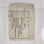 Antique C1921 Japanese Land Deed Registration Statement Paper P302