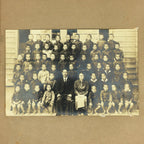 Antique C1926 Japanese Photo Album Vtg 55pc Family School Beach Kimono AB112
