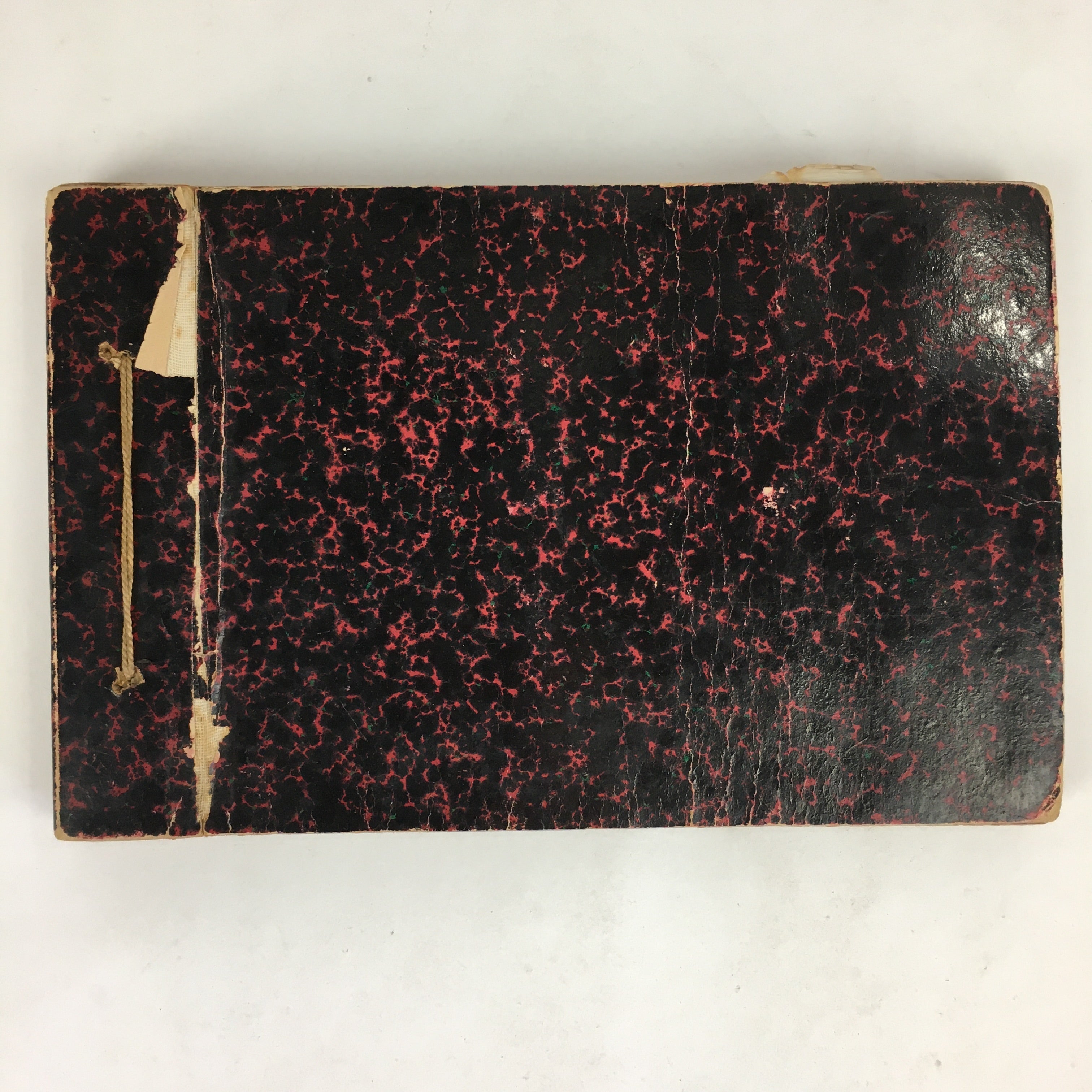Antique C1926 Japanese Photo Album Vtg 55pc Family School Beach Kimono AB112