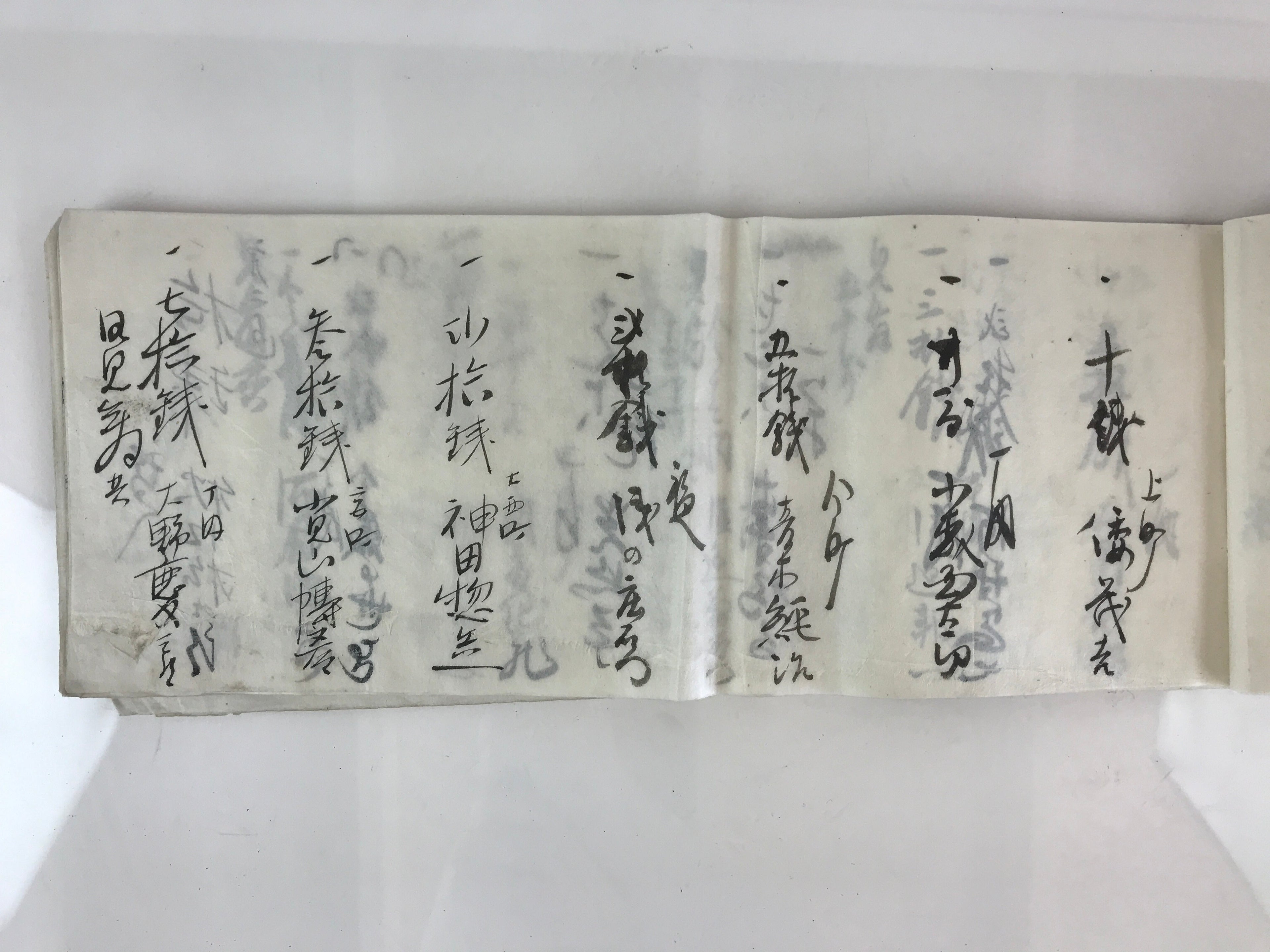 Antique C1927 Japanese Funeral Condolence Book Koden Showa Period Paper P315
