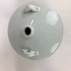 Antique C1930 Japanese Ceramic Sake Barrel Pottery Itto Sakedaru 18L White TS282
