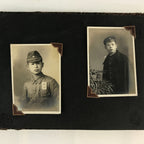 Antique C1930 Japanese Photo Album 13pc Showa Student School Bankara AB125