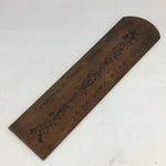 Antique Japanese Amulet Wood Board Shinto Buddhist Lucky Charm Prayer Ofuda FL17