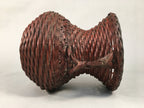Antique Japanese Bamboo Basket Flower Vase Ikebana Arrangement Kado B138